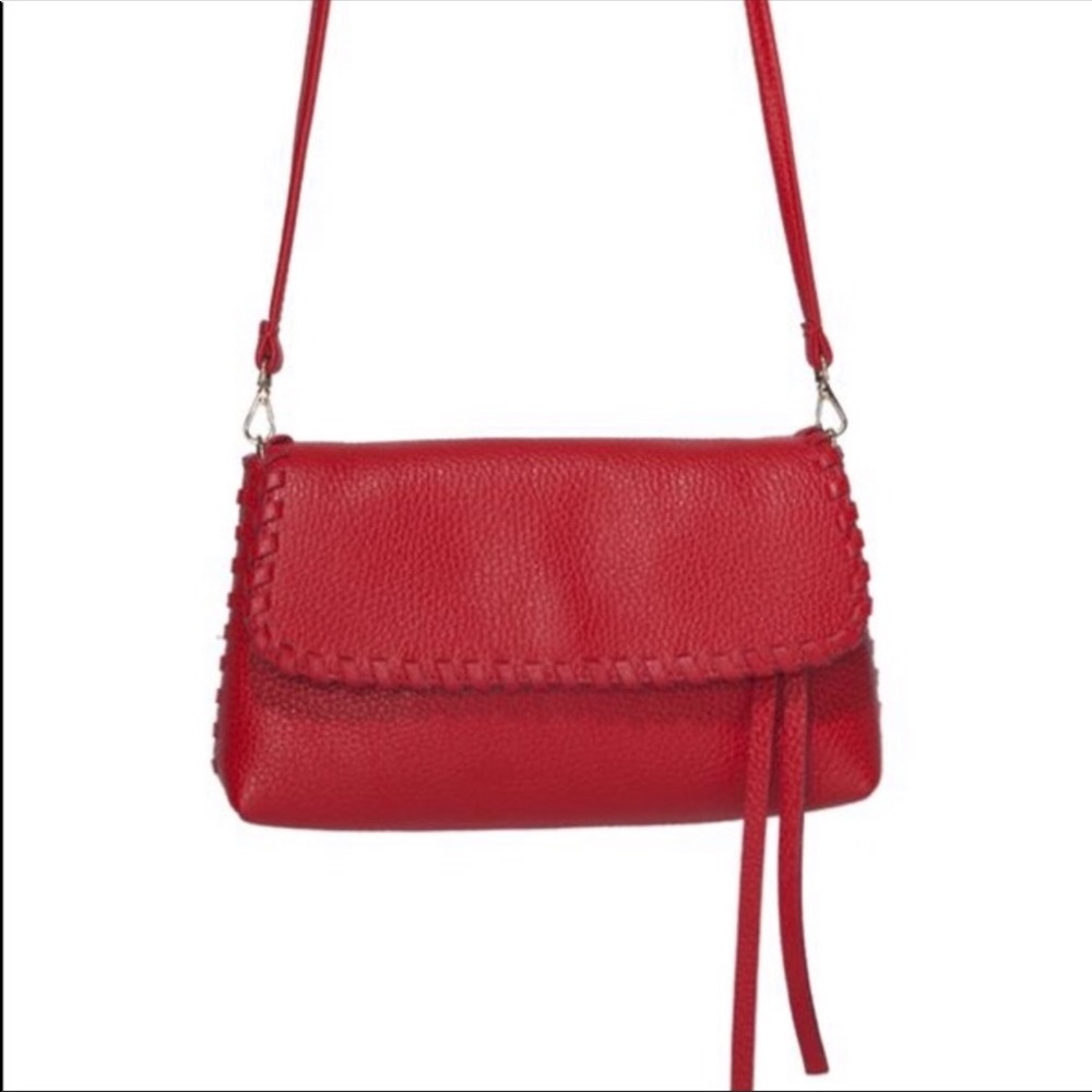 Johnny Was Red leather purse